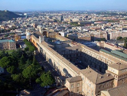 I Musei Vaticani visti da San Pietro