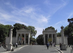 Entrata di Villa Borghese